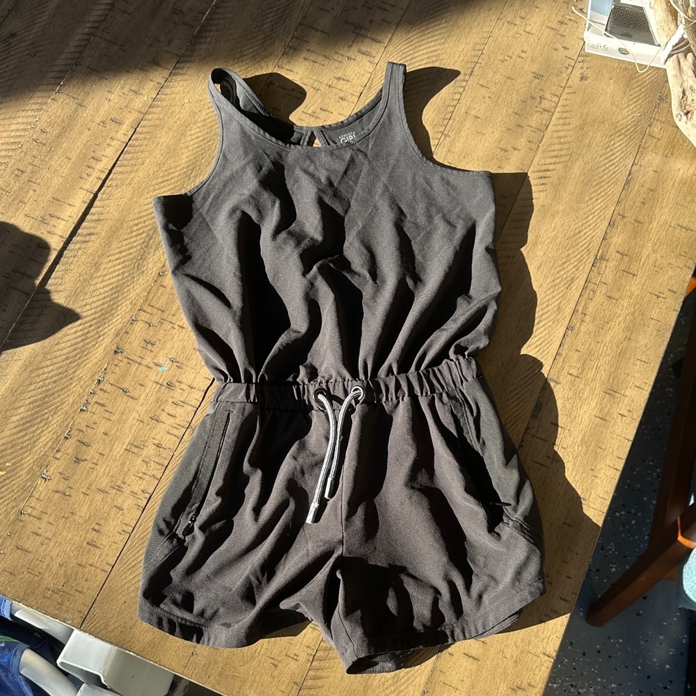 Athleta girls Black Romper